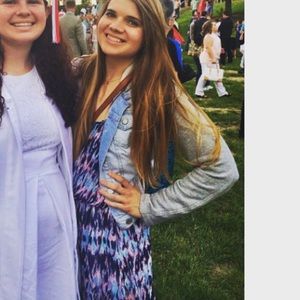 Aeropostale Watercolor Print Racerback Dress